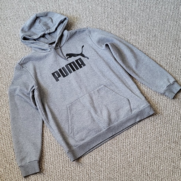 Puma Sweaters - Puma gray hoodie size M